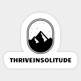 ThriveInSolitude, Solo Traveling Sticker